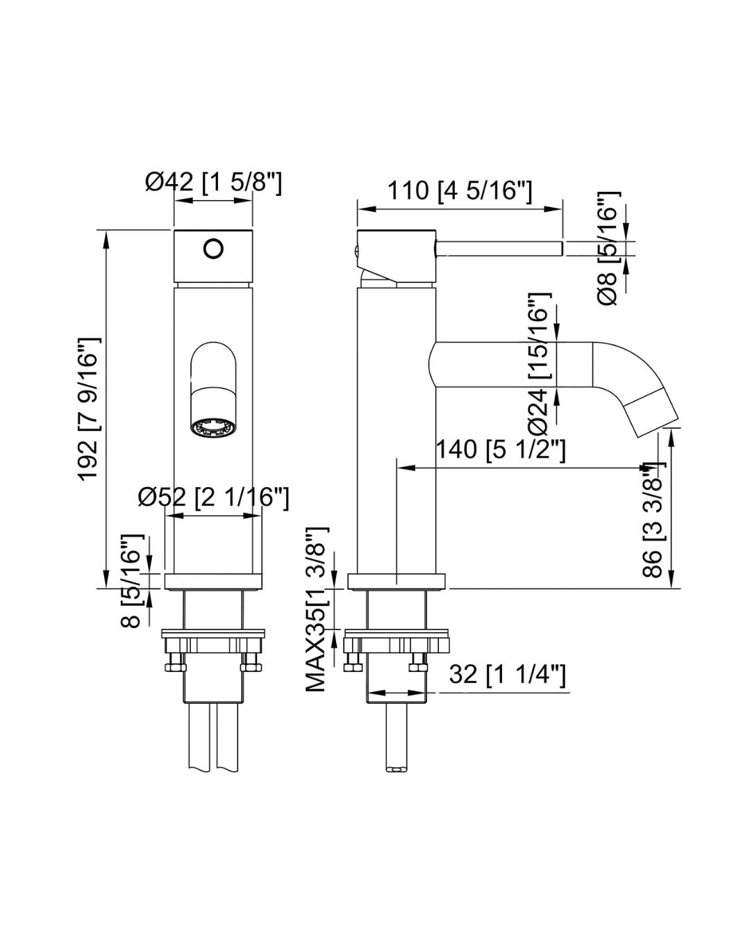 Elara Tap 1 spec drawing thumbnail
